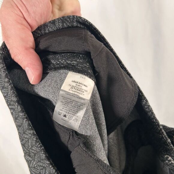 Vince Camuto Dress Pants Women's 12 Grey Black Pockets Mid Rise Button Zip Hook - Picture 9 of 9